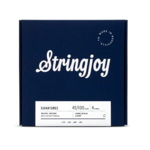 Stringjoy Super Light Gauge (45-100) 4 String Long Scale Nickel Wound Bass Guitar Strings