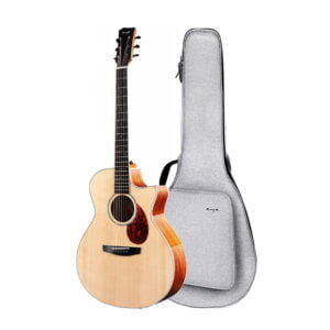 Enya EGA-Q1M 41" Grand Auditorium Solid Spruce and Mahogany TransAcoustic Guitar