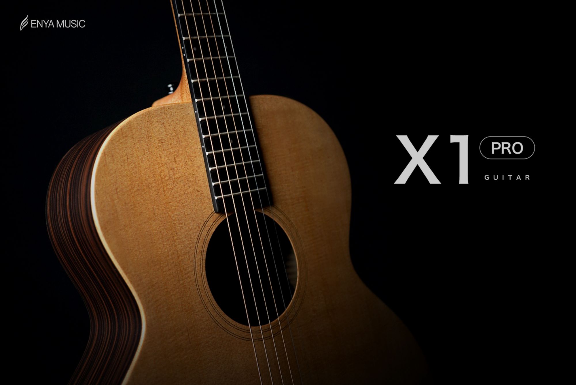 Acoustic guitars for sale in Bangladesh - Guitar Shop BD Enya EA-X1 PRO 41" Acoustic Guitar- Natural Matt Finish - Image 4
