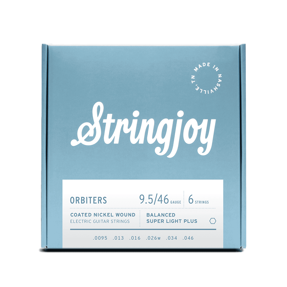 Acoustic guitars for sale in Bangladesh - Guitar Shop BD Stringjoy Orbiters | Balanced Super Light Plus Gauge (9.5-46) Coated Nickel Wound Electric Guitar Strings