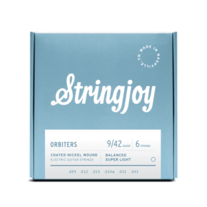 Stringjoy Orbiters | Balanced Super Light Gauge (9-42) Coated Nickel Wound Electric Guitar Strings