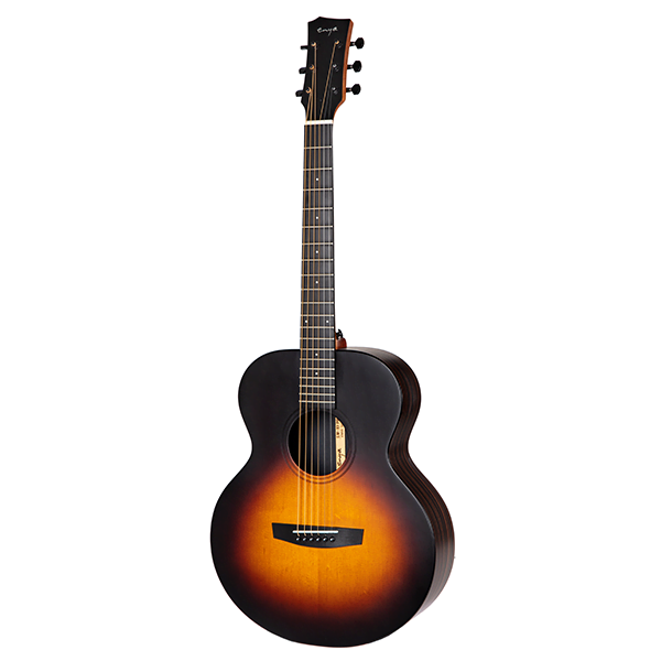 Acoustic guitars for sale in Bangladesh - Guitar Shop BD Enya EA-X1 Pro SB 41" Solid Top Vintage Sunburst Acoustic Guitar - Image 2