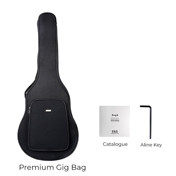 Acoustic guitars for sale in Bangladesh - Guitar Shop BD Enya EGA X0 Cutaway Grand Auditorium Acoustic Guitar Black - Image 4