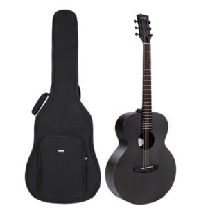 Enya EA-X0 Black Grand Auditorium Acoustic Guitar