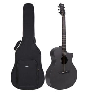 Enya EGA X0 Cutaway Grand Auditorium Acoustic Guitar Black