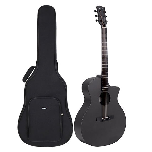 Acoustic guitars for sale in Bangladesh - Guitar Shop BD Enya EGA X0 Cutaway Grand Auditorium Acoustic Guitar Black